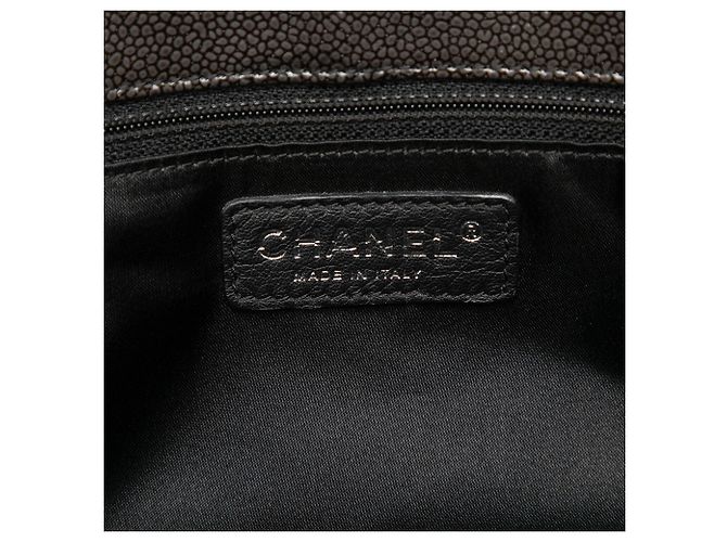Borsa Chanel Small Reissue 2.55 Coated Caviar Diamond Shine Nera - vista 5