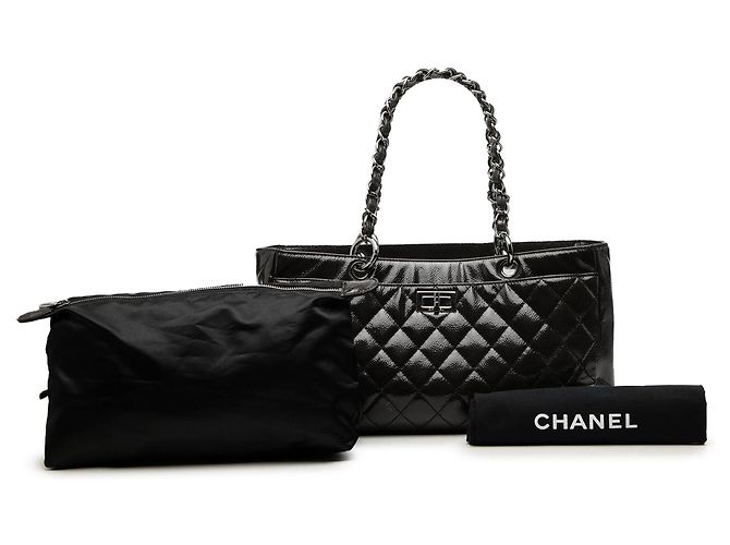 Borsa Chanel Small Reissue 2.55 Coated Caviar Diamond Shine Nera - vista 7