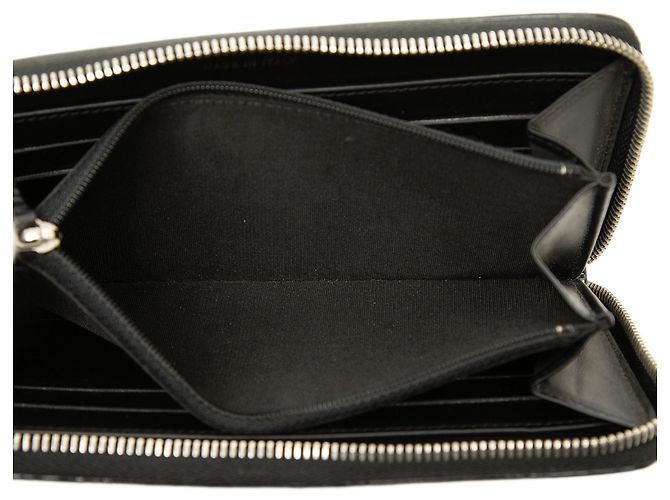 Portafoglio lungo con zip Chanel CC Caviar e Patent Nero - vista 4