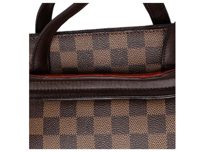 Borsa a tracolla Louis Vuitton Damier Ebene Parioli PM Marrone - vista 6