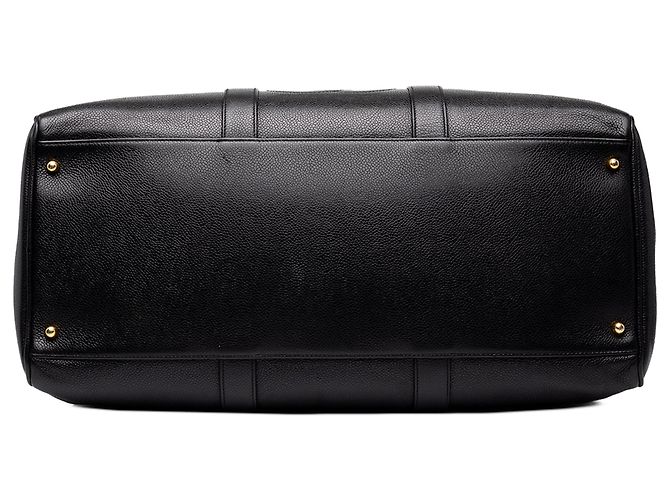 Borsa Duffle Chanel CC Caviar Nera - vista 3