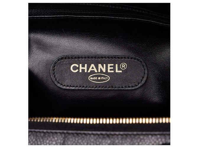 Borsa Duffle Chanel CC Caviar Nera - vista 5