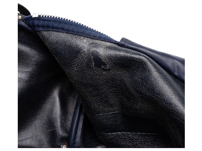 Borsa da viaggio Dior Oblique Canvas blu - vista 9