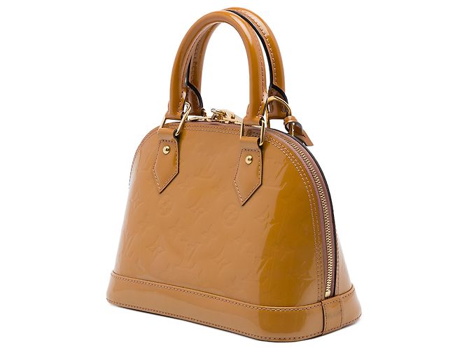 Borsa Louis Vuitton Monogram Vernis Alma BB Marrone - vista 2
