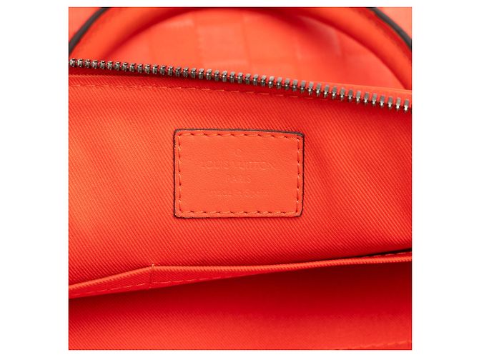 Borsa Business Porte Documents Jour Louis Vuitton Damier Infini Orange - vista 5