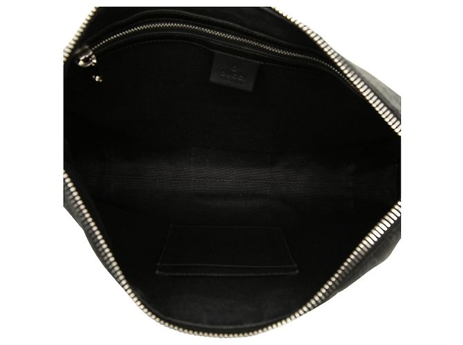 Borsa a tracolla Gucci GG Supreme Web nera - vista 4