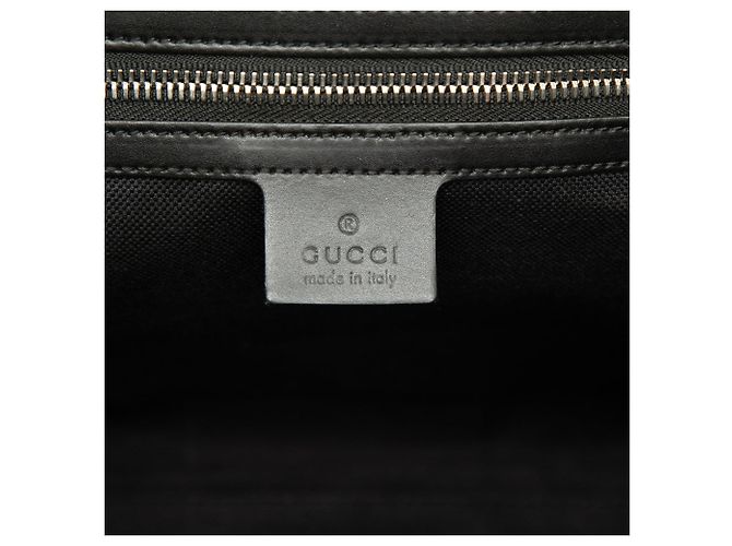 Borsa a tracolla Gucci GG Supreme Web nera - vista 5