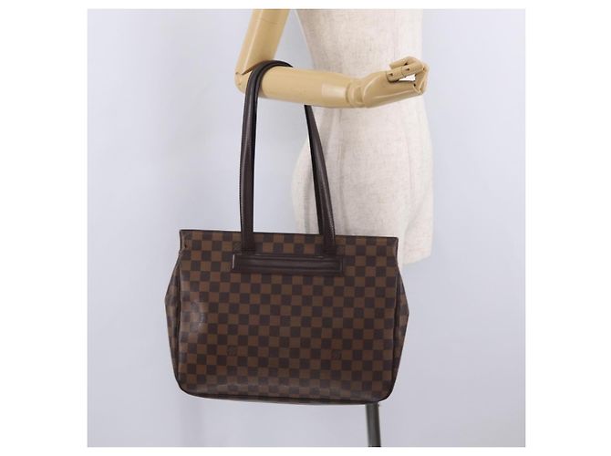 Borsa a tracolla Louis Vuitton Damier Ebene Parioli GM - vista 18
