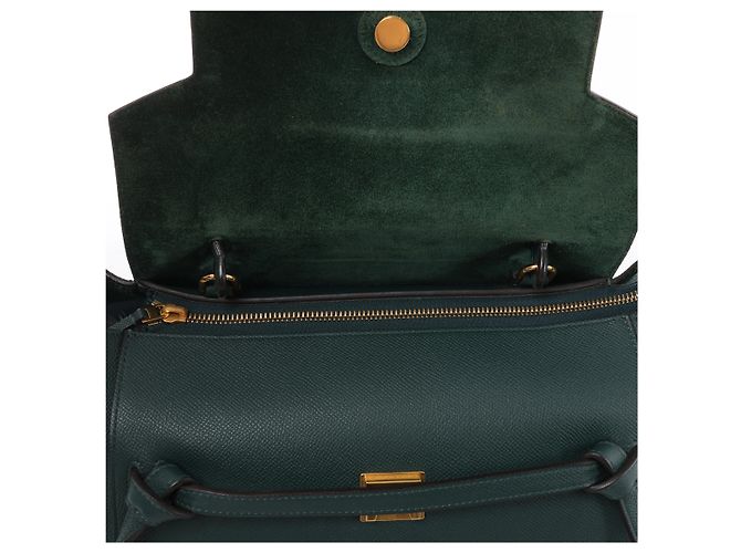Céline  mala 2Way Celine Belt Bag Mini em couro Verde - vista 12