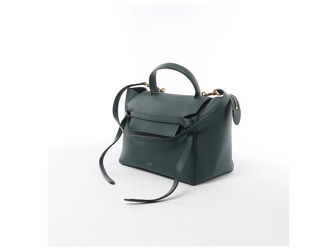 Céline  mala 2Way Celine Belt Bag Mini em couro Verde - vista 2