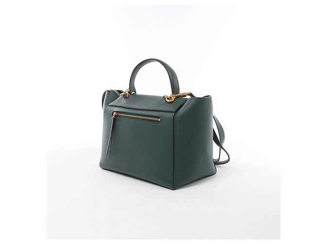 Céline  mala 2Way Celine Belt Bag Mini em couro Verde - vista 3