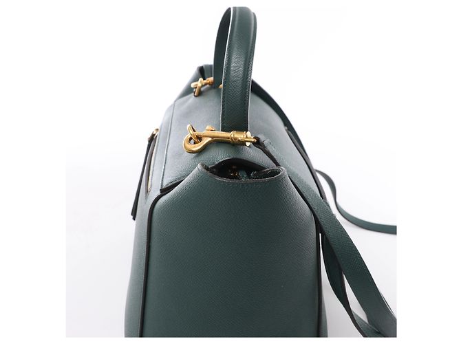Céline  mala 2Way Celine Belt Bag Mini em couro Verde - vista 4