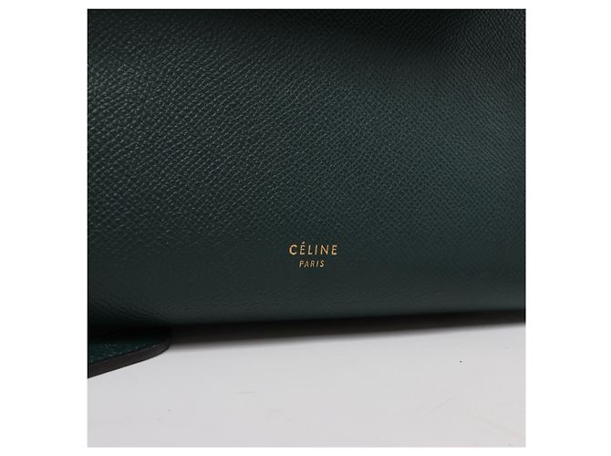 Céline  mala 2Way Celine Belt Bag Mini em couro Verde - vista 7