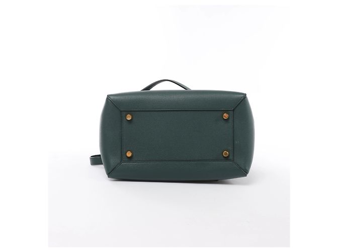 Céline  mala 2Way Celine Belt Bag Mini em couro Verde - vista 8