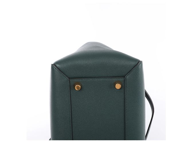Céline  mala 2Way Celine Belt Bag Mini em couro Verde - vista 9