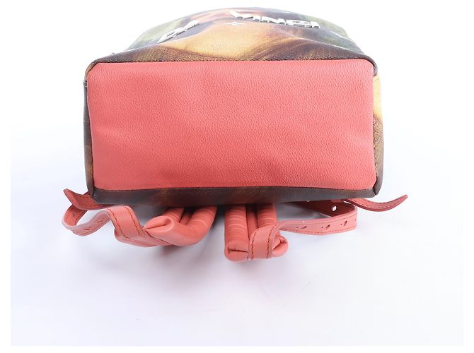 Louis Vuitton x Jeff Koons Masters Collection Da Vinci Palm Springs PM Backpack in Pink x Green M43375 - vista 5