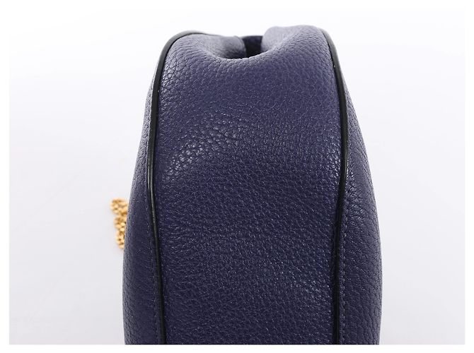Chloé Borsa a tracolla Chloe Drew in pelle con catena in Purple - vista 9