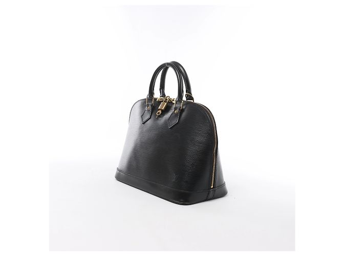 Borsa a mano Louis Vuitton Alma PM in pelle Epi nera M40302 - vista 2