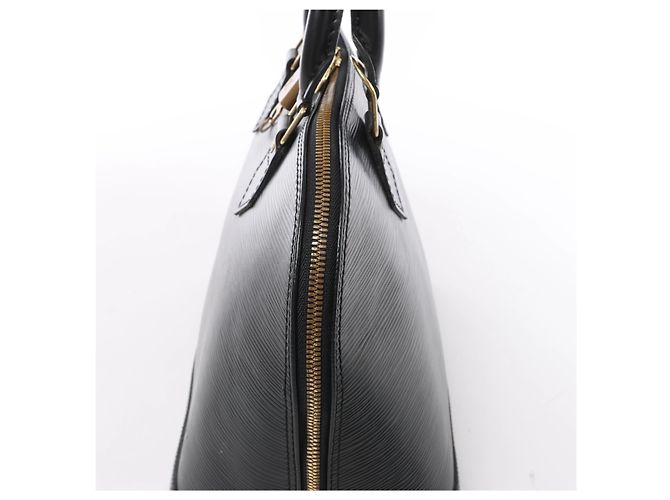 Borsa a mano Louis Vuitton Alma PM in pelle Epi nera M40302 - vista 5