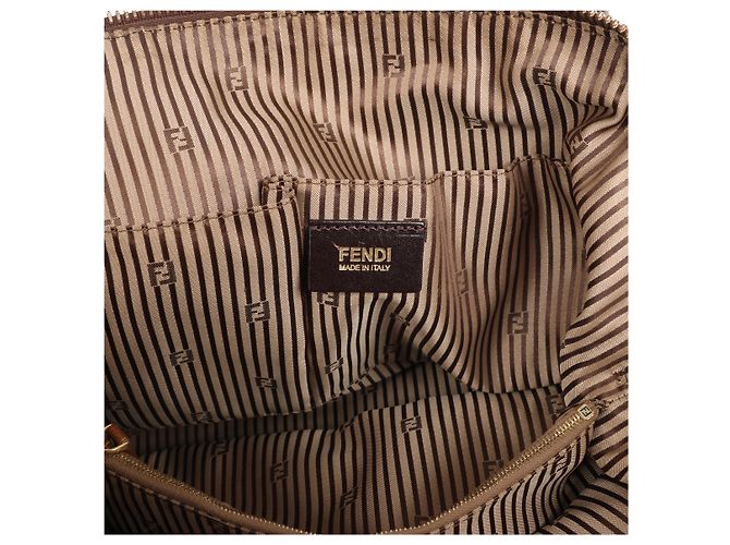 Borsa 2Way Fendi Chameleon in pelle Marrone 8BL114 - vista 11