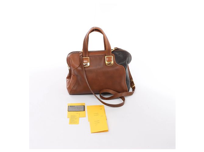 Borsa 2Way Fendi Chameleon in pelle Marrone 8BL114 - vista 14