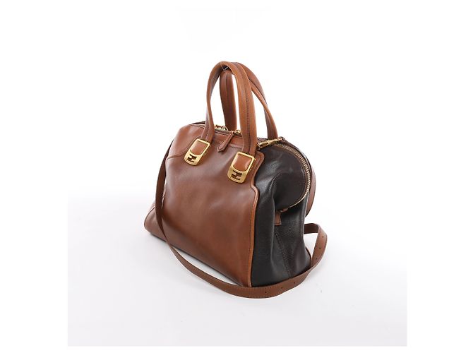 Borsa 2Way Fendi Chameleon in pelle Marrone 8BL114 - vista 2