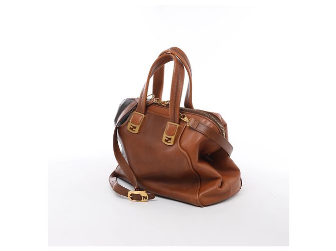 Borsa 2Way Fendi Chameleon in pelle Marrone 8BL114 - vista 3