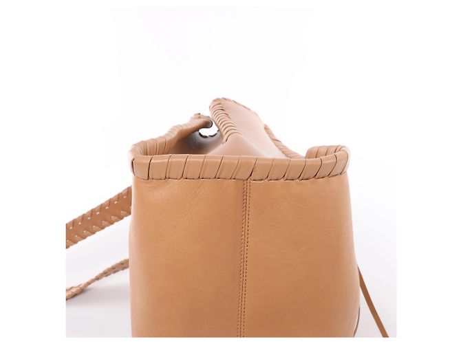 Chloé Borsa a tracolla in pelle Chloe Mony in marrone - vista 10