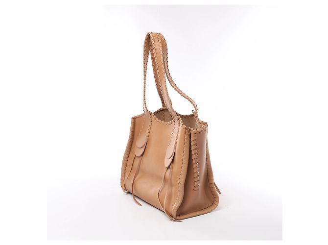 Chloé Borsa a tracolla in pelle Chloe Mony in marrone - vista 3