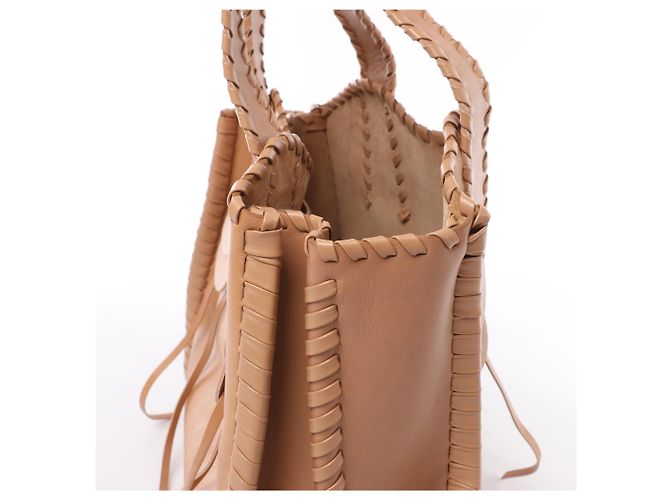 Chloé Borsa a tracolla in pelle Chloe Mony in marrone - vista 4