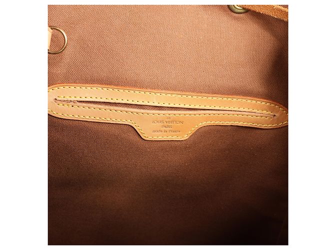Zaino Louis Vuitton Montsouris GM Monogram in marrone M51135 - vista 13