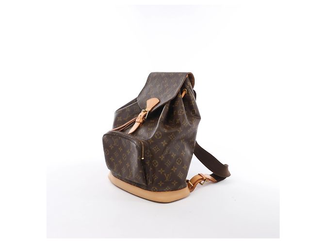 Zaino Louis Vuitton Montsouris GM Monogram in marrone M51135 - vista 2