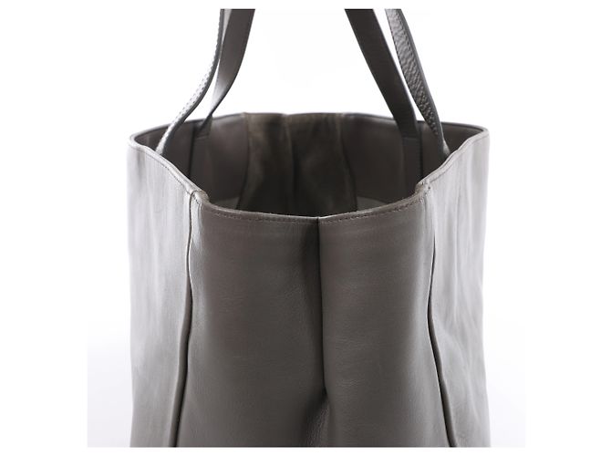 Autre Marque Borsa a tracolla Vorisse in pelle Saint Laurent Paris Grigio 314252 - vista 5