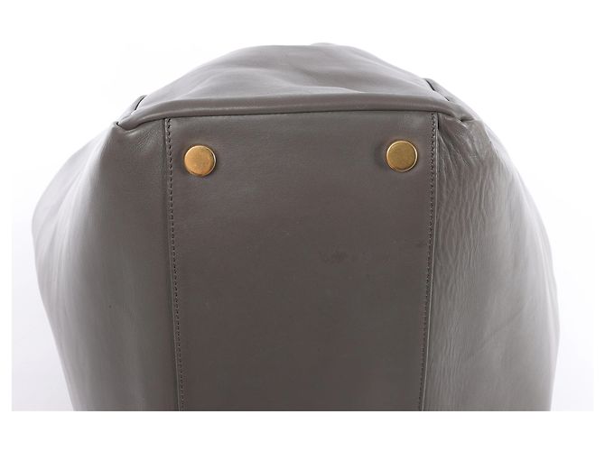 Autre Marque Borsa a tracolla Vorisse in pelle Saint Laurent Paris Grigio 314252 - vista 8