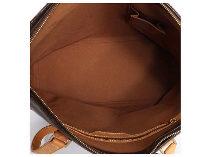 Bolso de hombro Louis Vuitton Cabas Mezzo Monogram en marrón M51151 - vista 10