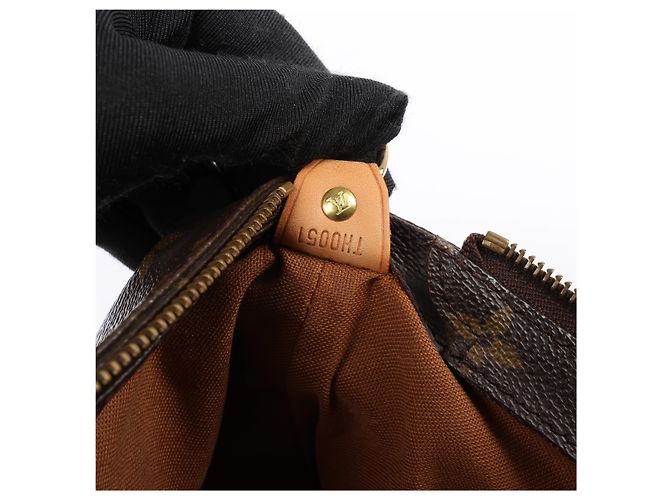 Bolso de hombro Louis Vuitton Cabas Mezzo Monogram en marrón M51151 - vista 11