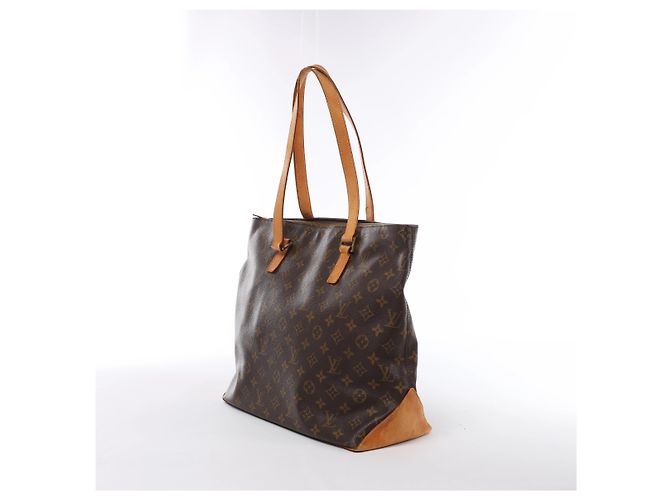 Bolso de hombro Louis Vuitton Cabas Mezzo Monogram en marrón M51151 - vista 2