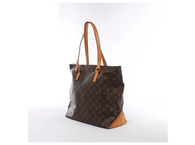 Bolso de hombro Louis Vuitton Cabas Mezzo Monogram en marrón M51151 - vista 3