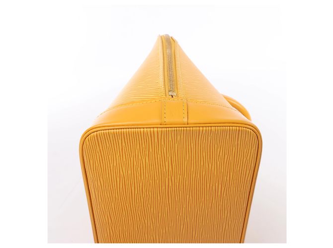 Louis Vuitton Alma Handtasche aus Epi-Leder in Gelb M52149 - Ansicht 10