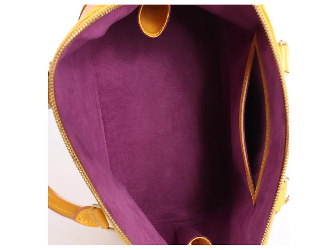 Louis Vuitton Alma Handtasche aus Epi-Leder in Gelb M52149 - Ansicht 12
