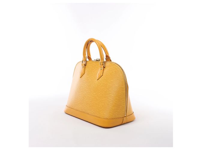 Louis Vuitton Alma Handtasche aus Epi-Leder in Gelb M52149 - Ansicht 3