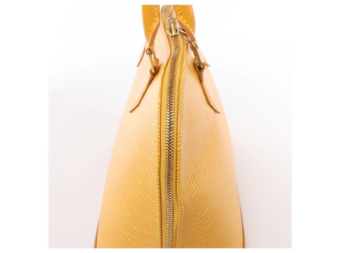 Louis Vuitton Alma Handtasche aus Epi-Leder in Gelb M52149 - Ansicht 4