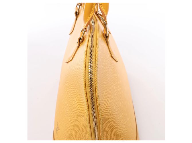 Louis Vuitton Alma Handtasche aus Epi-Leder in Gelb M52149 - Ansicht 5