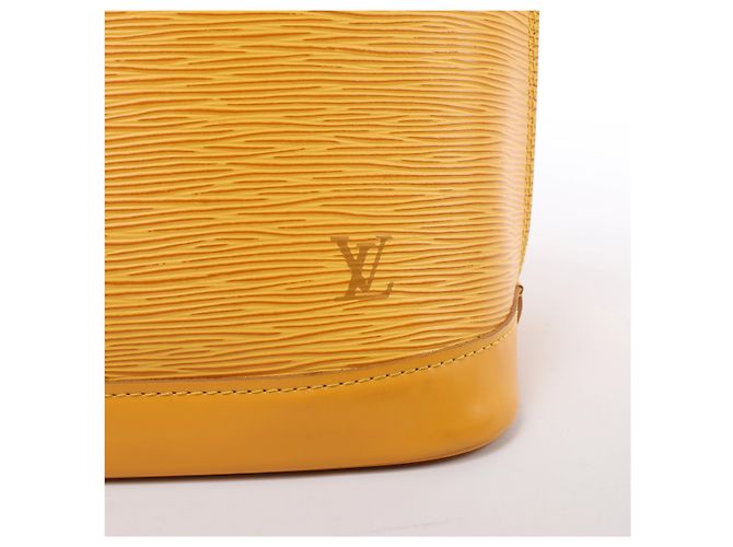 Louis Vuitton Alma Handtasche aus Epi-Leder in Gelb M52149 - Ansicht 6