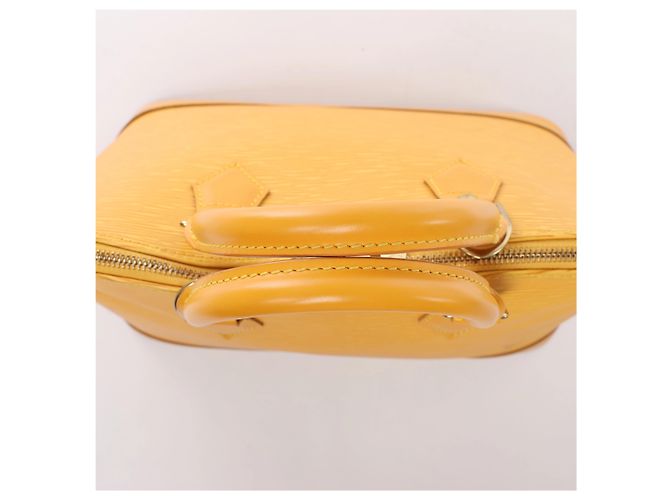 Louis Vuitton Alma Handtasche aus Epi-Leder in Gelb M52149 - Ansicht 7