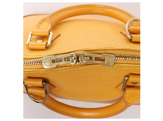 Louis Vuitton Alma Handtasche aus Epi-Leder in Gelb M52149 - Ansicht 8