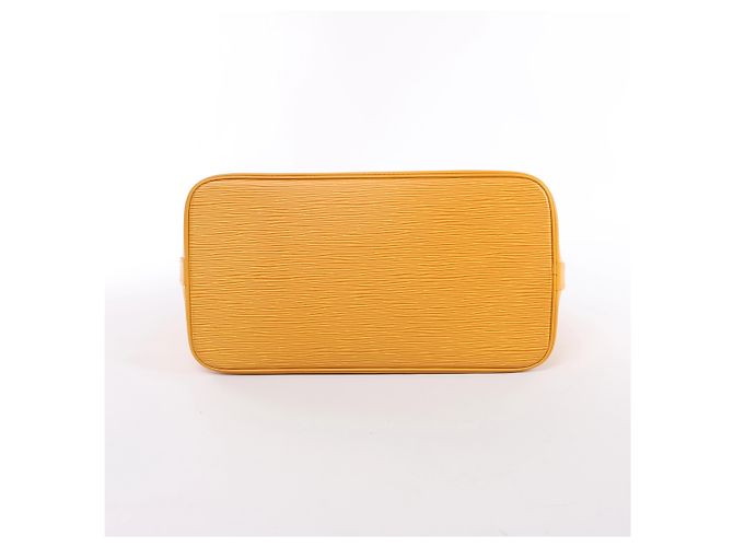 Louis Vuitton Alma Handtasche aus Epi-Leder in Gelb M52149 - Ansicht 9