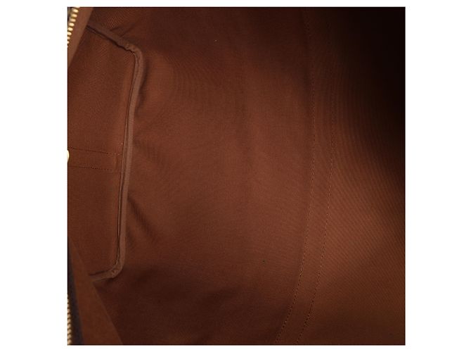 Borsa da viaggio Louis Vuitton Keepall Bandoulière 60 Monogram Marrone M41412 - vista 13