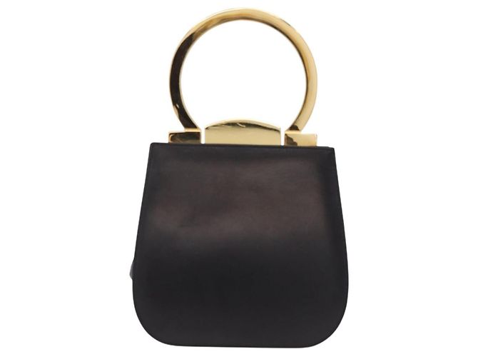 Salvatore Ferragamo Borsa Jerrillo Pelle Nera - vista 3