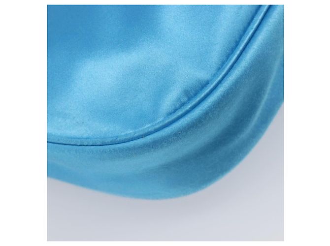 Balenciaga Leopolda Borsa a Tracolla Raso Blu - vista 13